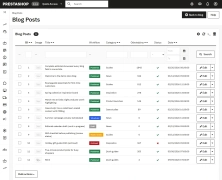 PrestaShop blog module with SEO, FAQ, workflow and comments