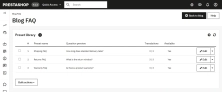 PrestaShop blog module with SEO, FAQ, workflow and comments