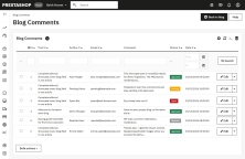 PrestaShop blog module with SEO, FAQ, workflow and comments