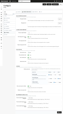 PrestaShop blog module with SEO, FAQ, workflow and comments
