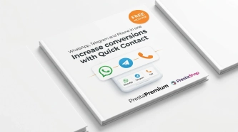 Zwiększ Sprzedaż w PrestaShop – Widget WhatsApp i Telegram