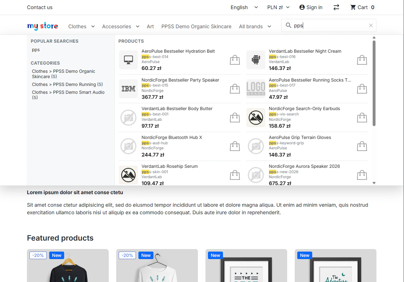 Smart Product & EAN Search Module | PrestaShop