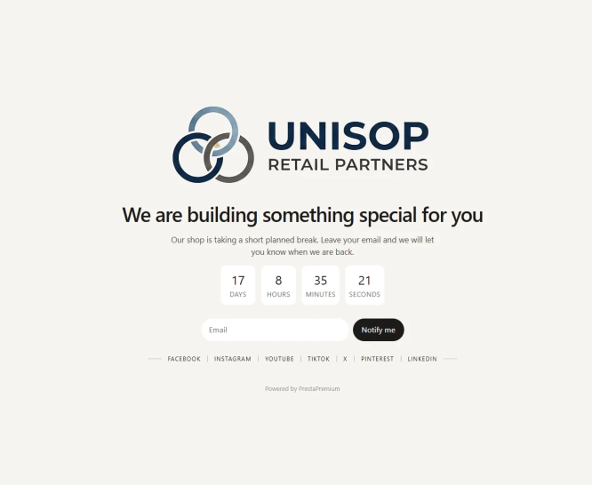 Free PrestaShop Maintenance Page & Coming Soon | PrestaPremium